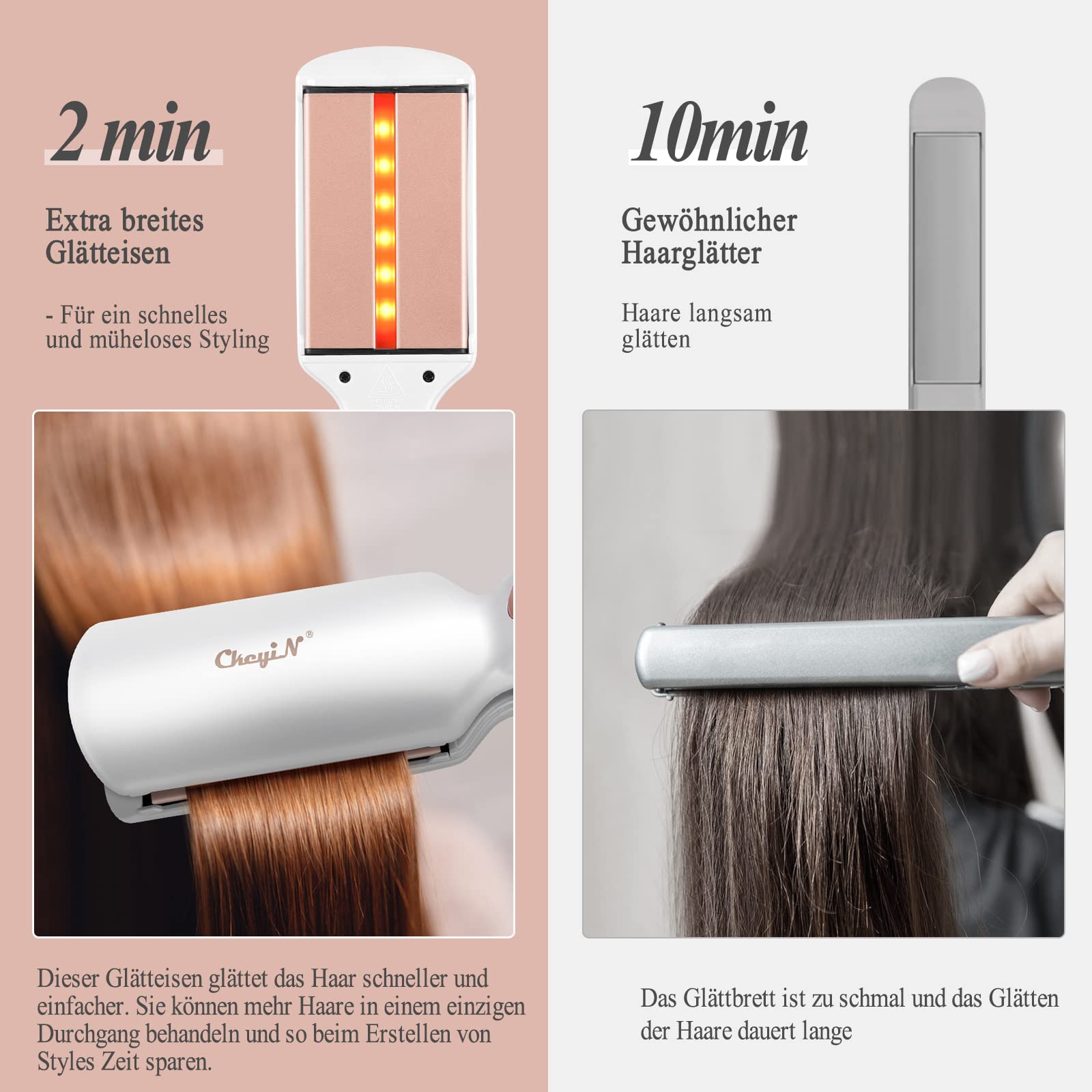 ckeyin-gl-tteisen-breit-58-mm-wei-profi-haargl-tter-120-230-c image 3