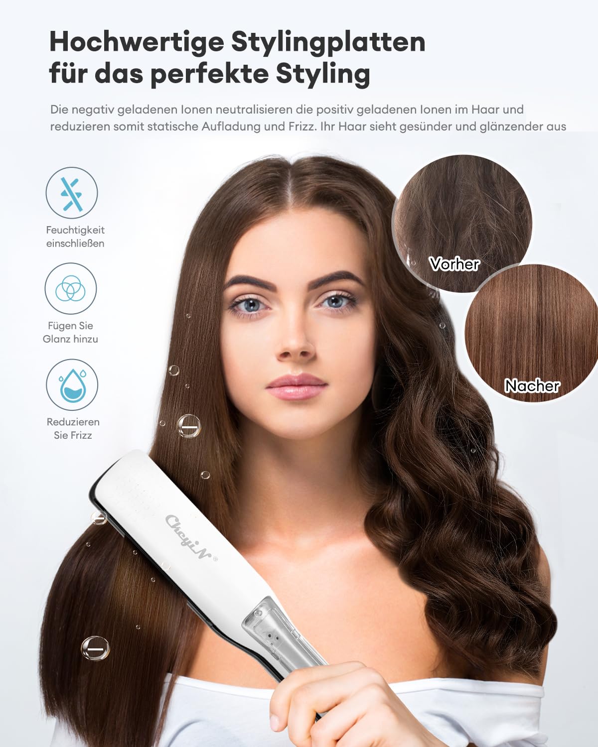 ckeyin-dampf-haargl-tter-steam-straightener-40-mm-wei image 5
