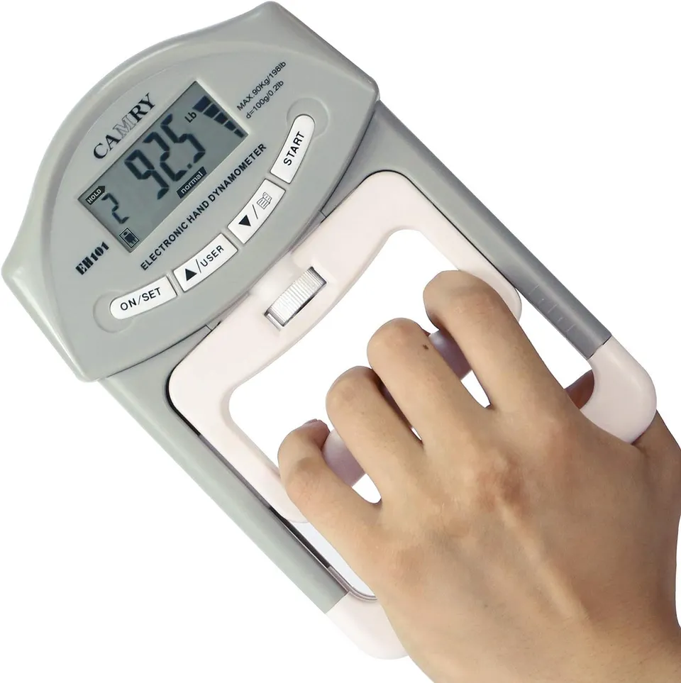camry-digitales-hand-dynamometer-90-kg-griffkraft-grau image 1