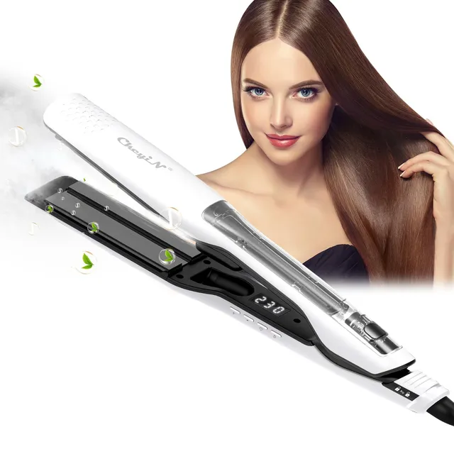 ckeyin-dampf-haargl-tter-steam-straightener-40-mm-wei image 1