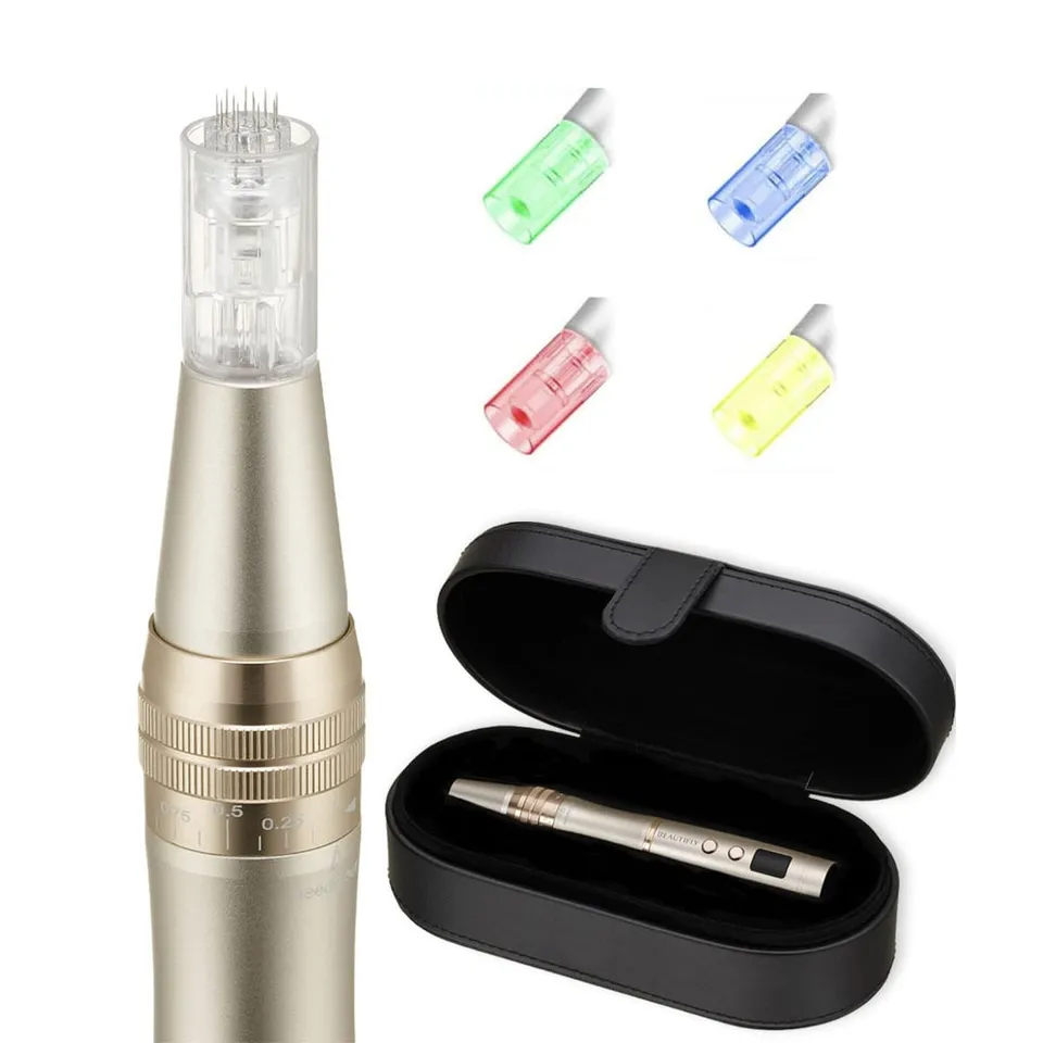 beautifly-meso-intense-golden-dermapen-mit-led-licht-etui-microneedling image 1