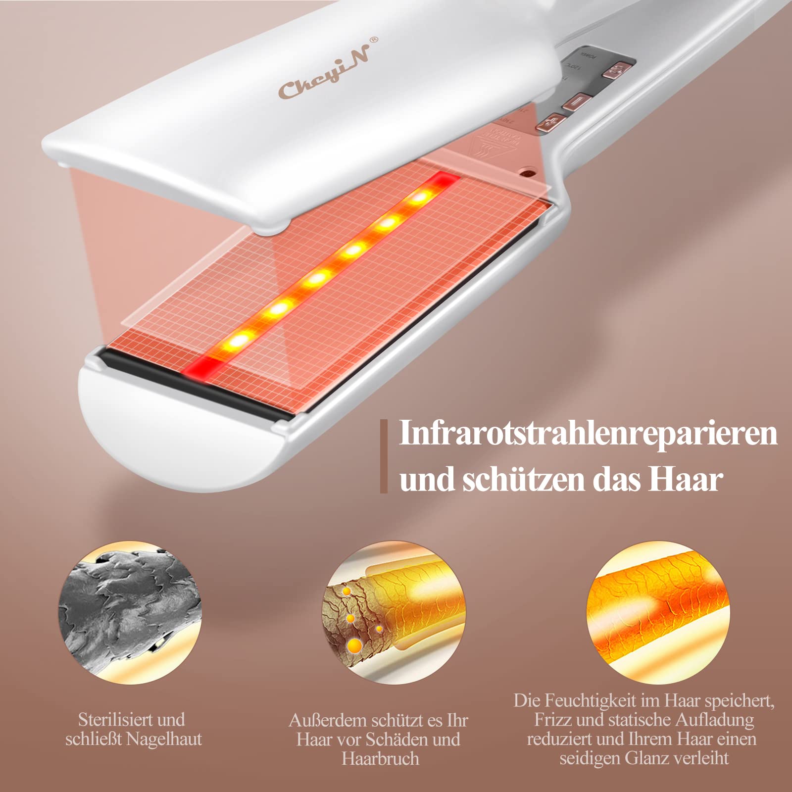 ckeyin-gl-tteisen-breit-58-mm-wei-profi-haargl-tter-120-230-c image 5