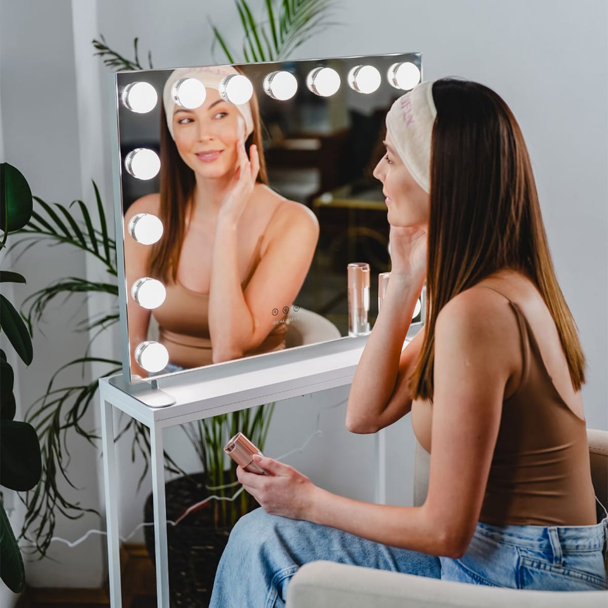beautifly-visage-led-vanity-mirror-schminkspiegel-mit-lichtregulierung image 2