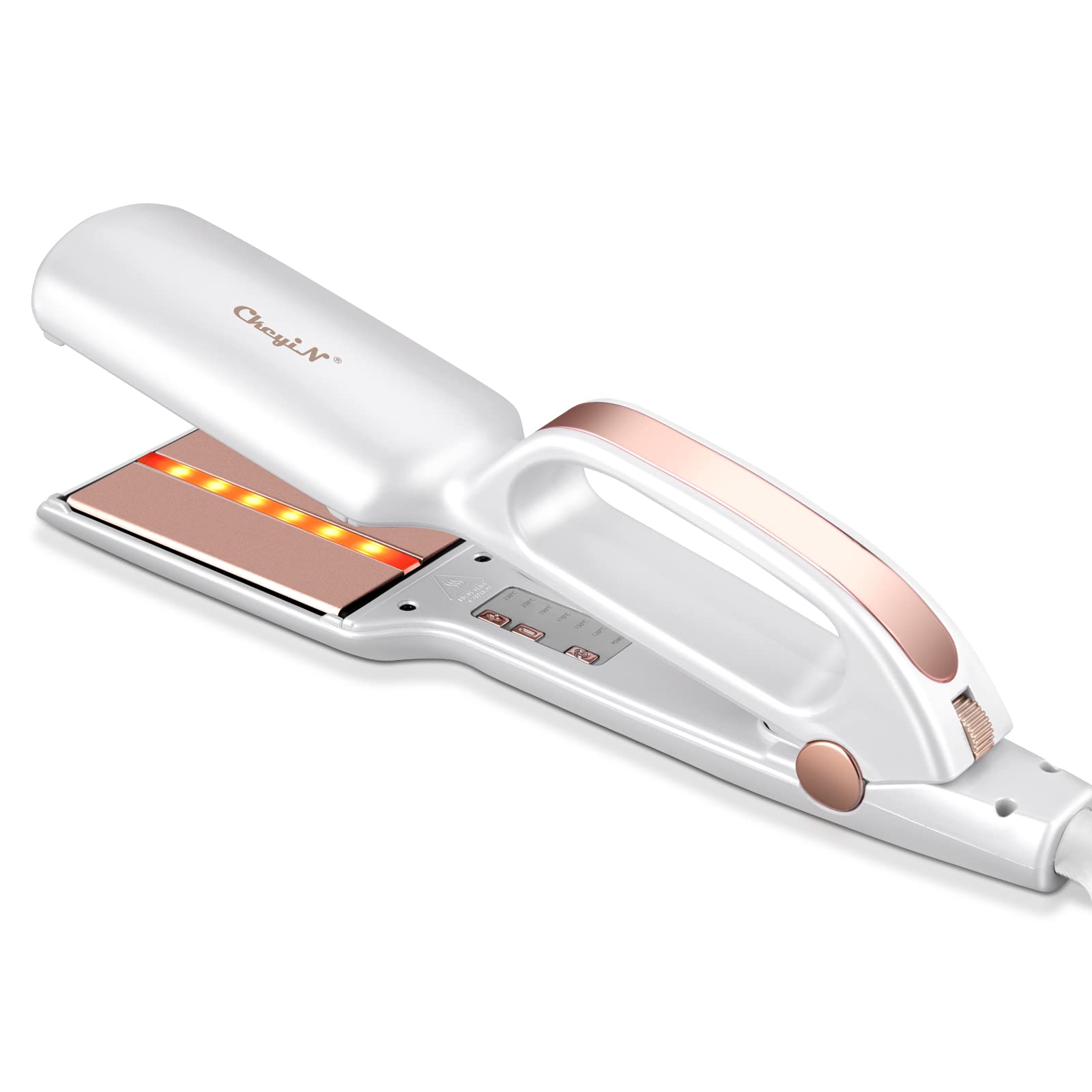 ckeyin-gl-tteisen-breit-58-mm-wei-profi-haargl-tter-120-230-c image 1