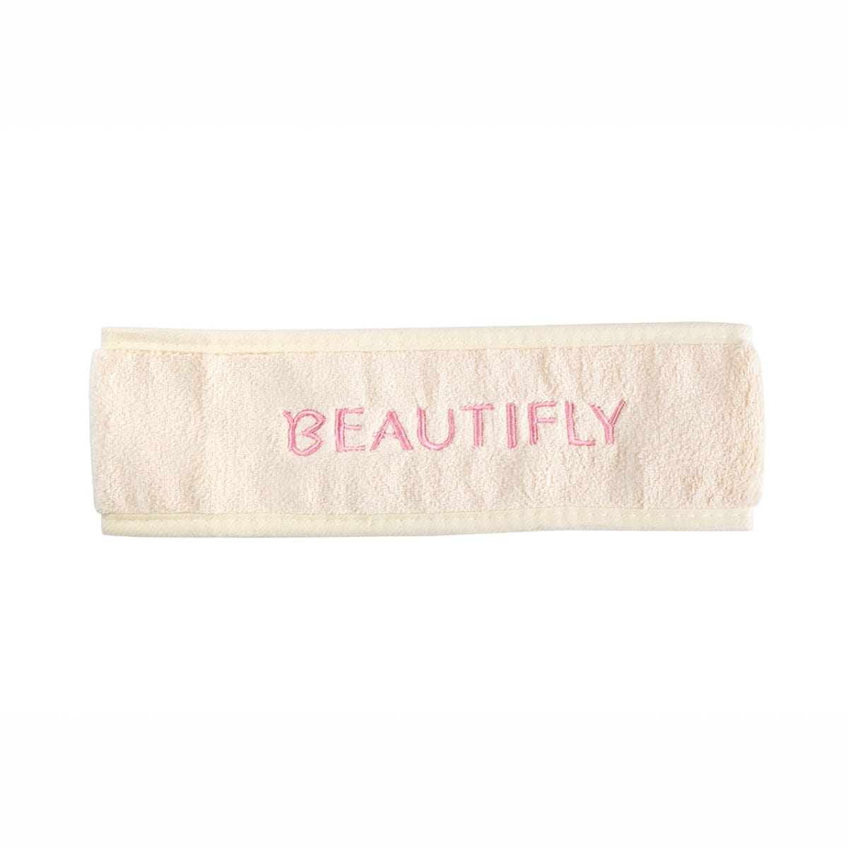 beautifly-kosmetik-haarband-beige-mit-klettverschluss image 2