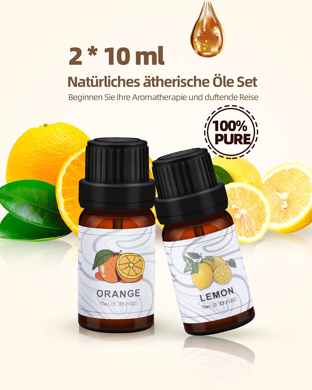 ckeyin-aroma-diffuser-120-ml-holzoptik-set-mit-2-therischen-len-und-7-farben-lic image 2