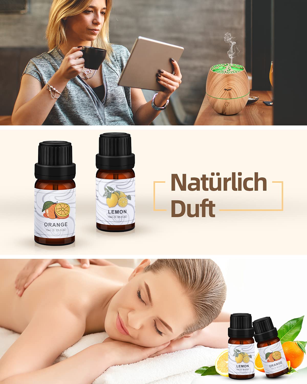 ckeyin-aroma-diffuser-120-ml-holzoptik-set-mit-2-therischen-len-und-7-farben-lic image 8