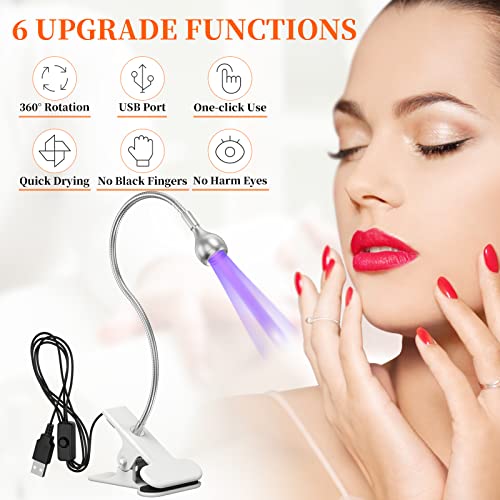 aiseely-uv-lampe-3w-usb-mit-clip-395nm image 7