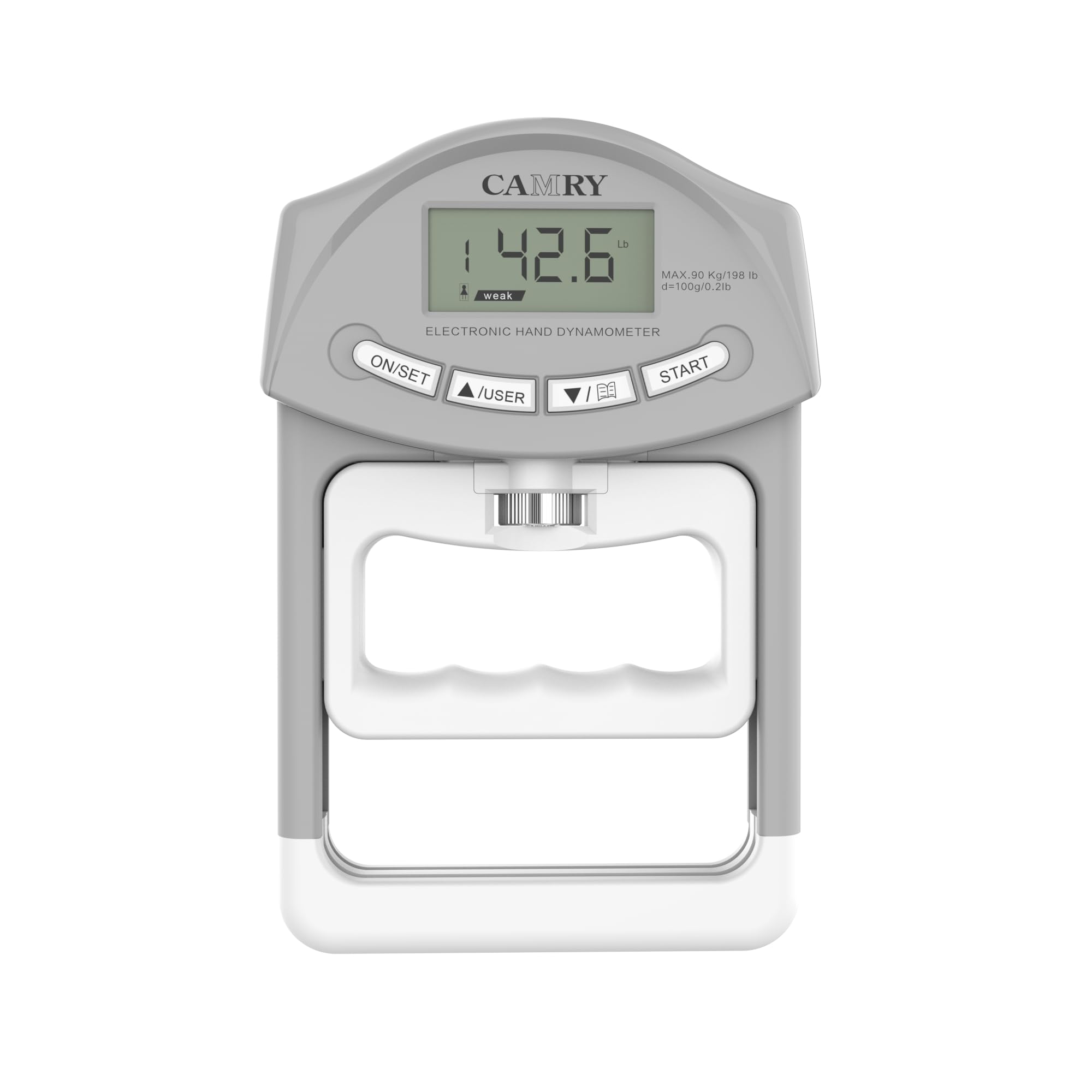 camry-digitales-hand-dynamometer-90-kg-griffkraft-grau image 7