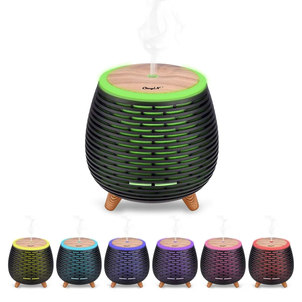 ckeyin-mini-aromadiffuser-holzmaserung-90-ml-mit-7-farben-led image 1