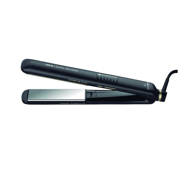ga-ma-cp14-led-gold-haargl-tter-dual-platten-titan-keramik-argan-l image 1