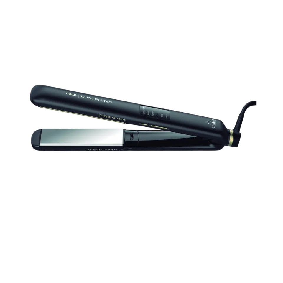 ga-ma-cp14-led-gold-haargl-tter-dual-platten-titan-keramik-argan-l image 1