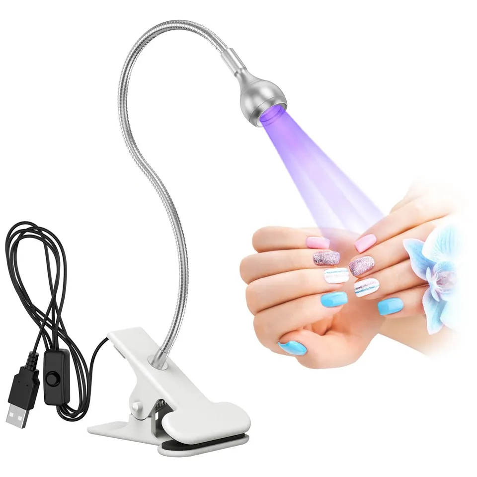 aiseely-uv-lampe-3w-usb-mit-clip-395nm image 1